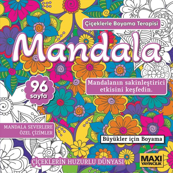 Çiçeklerle Mandala 01