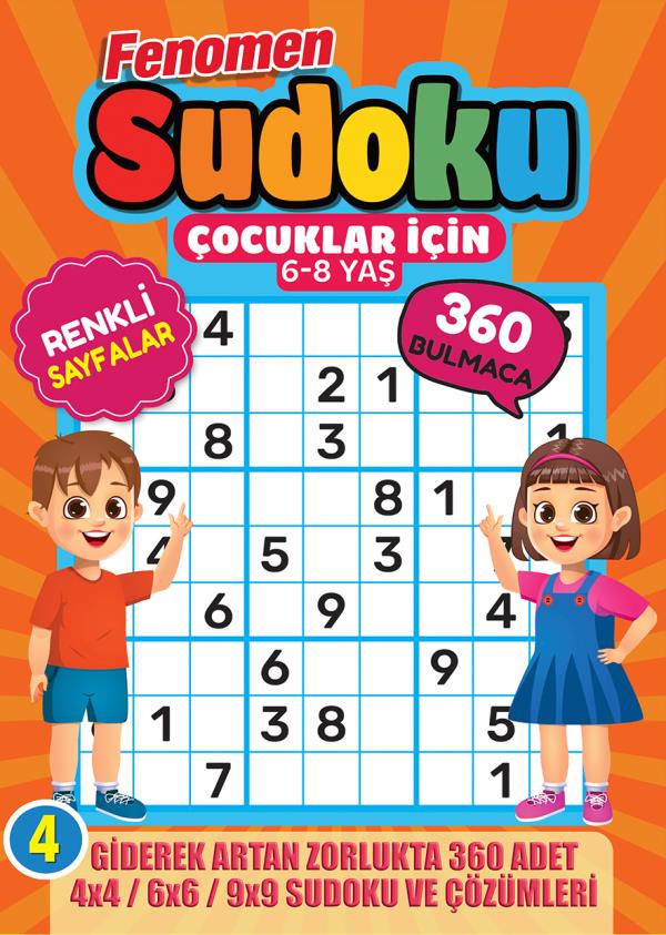 Fenomen Çocuklar İçin Sudoku 6-8 Yaş 4